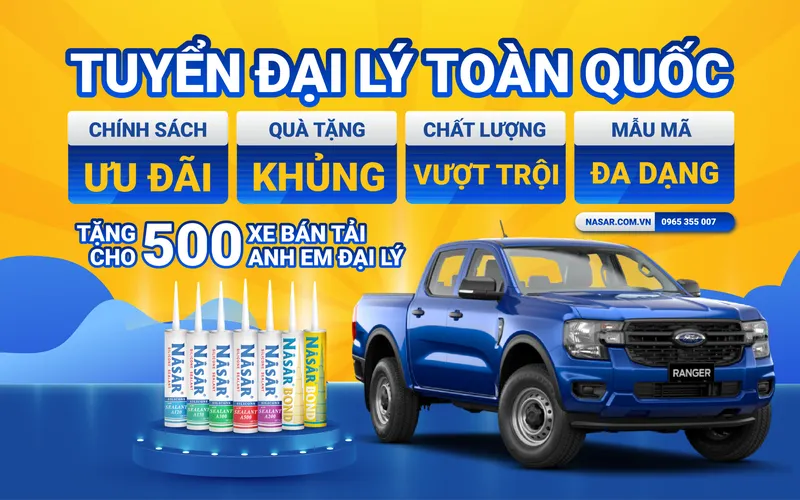NASAR SILICONE TUYỂN ĐẠI LÝ, NHÀ PHÂN PHỐI TOÀN QUỐC LỢI NHUẬN CAO