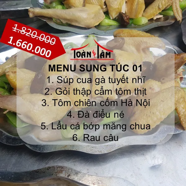 Menu Sung Túc 1.660k
