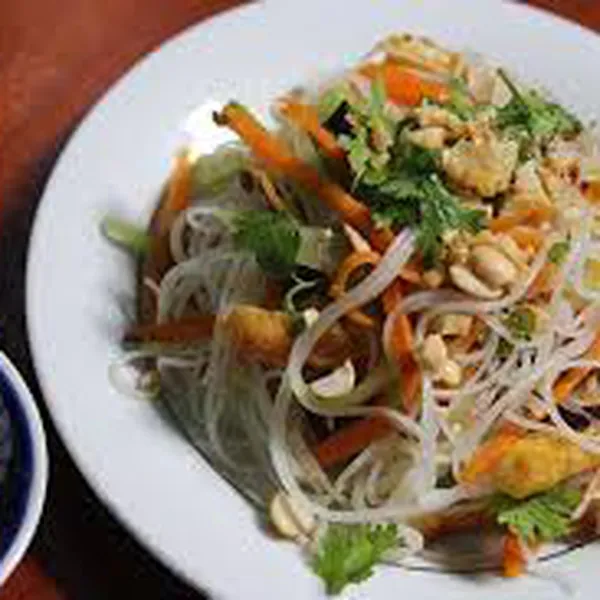 Bún gạo xào chay