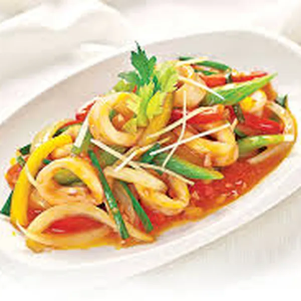 Mực xào chua ngọt