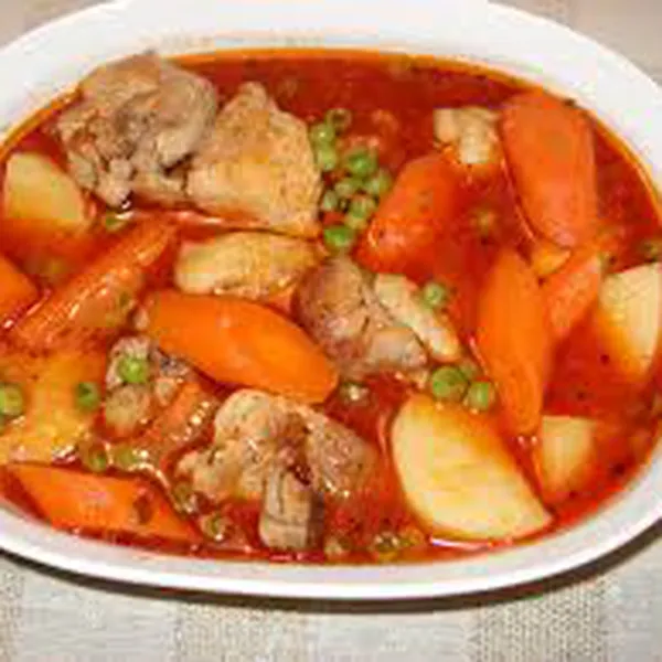 Sườn heo nấu tiêu xanh