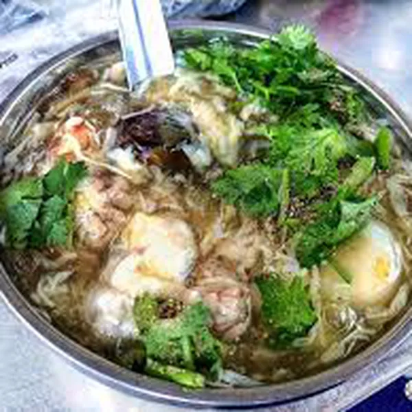 Súp óc heo cua gà