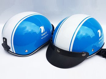 Quy trình sản xuất nón bảo hiểm in logo