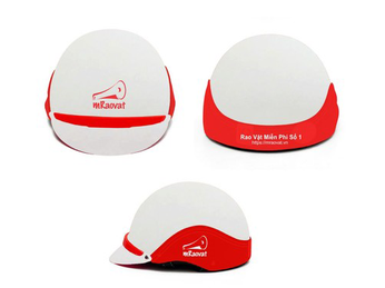 Quy trình sản xuất quà tặng nón bảo hiểm in logo