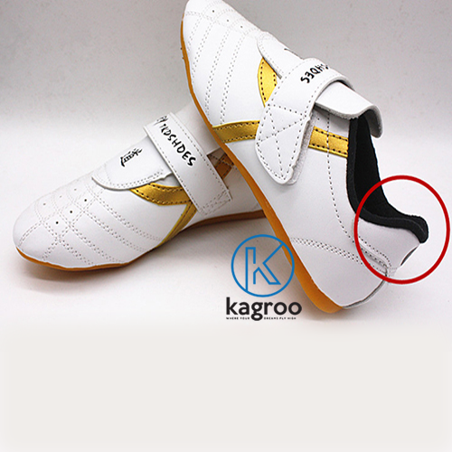 Giày Taekwondo Trắng Sọc Y Vàng / Xanh Dương / Đỏ