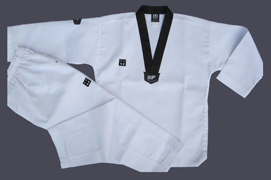  Võ Phục Taekwondo - Hiệu Mooto - Vải Sọc Tăm