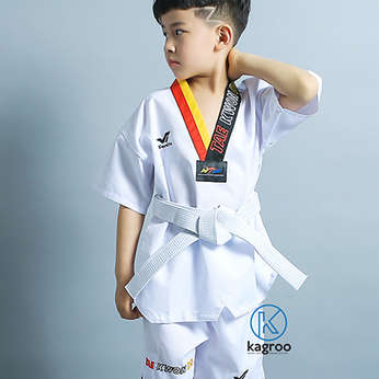  Võ Phục Ngắn Taekwondo - Hiệu Sendo - Đồ Mùa Hè Thoáng Mát