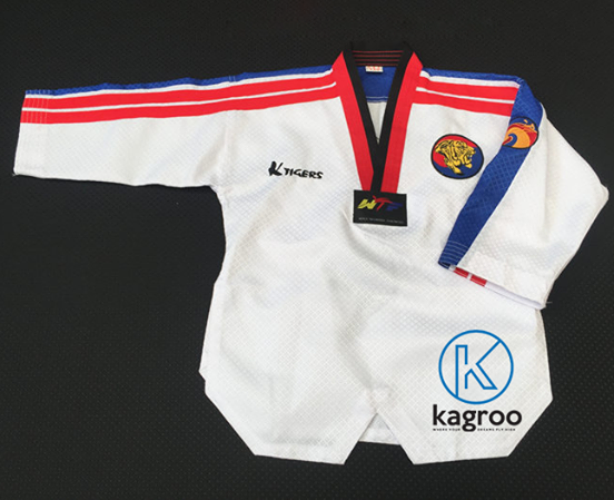 Võ Phục Taekwondo - Hiệu K-Tiger - Vải Kim Cương Vuông