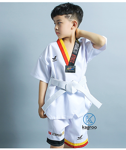  Võ Phục Ngắn Taekwondo - Hiệu Sendo - Đồ Mùa Hè Thoáng Mát