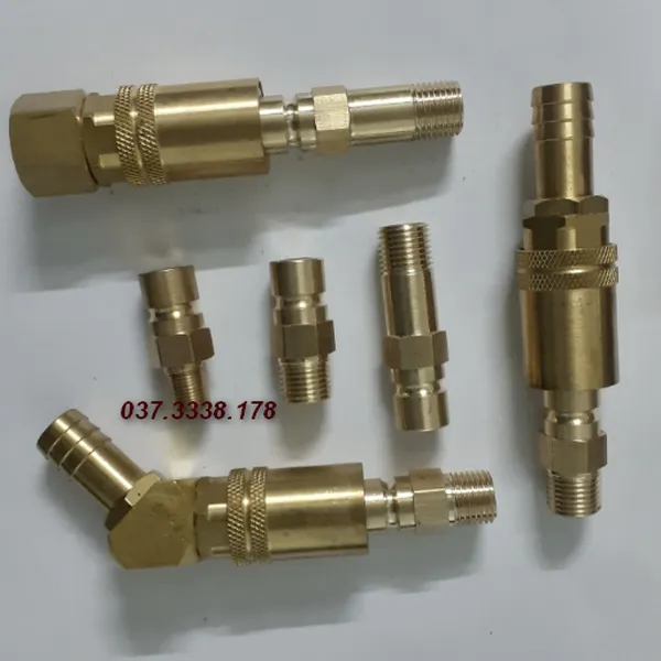 Đầu Nối Nước Đồng Thau chuyên dụng cho khuôn nhựa