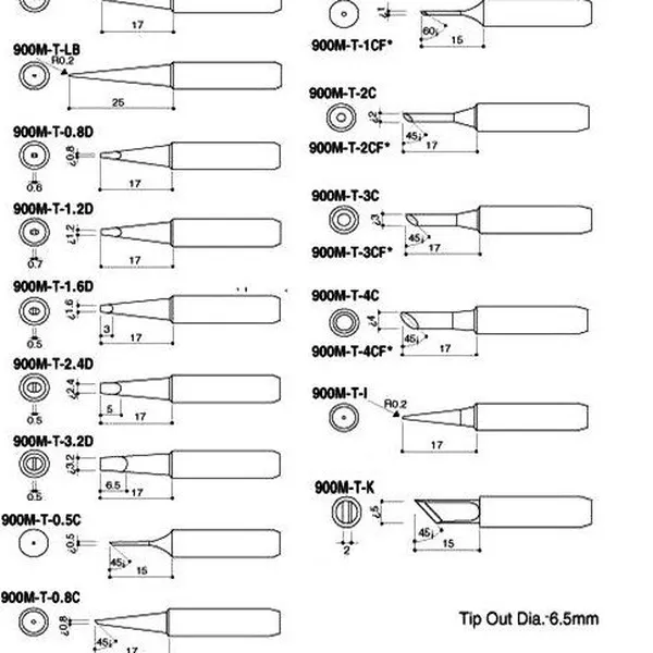 Mủi Hàn Hakko 900M-T-3C