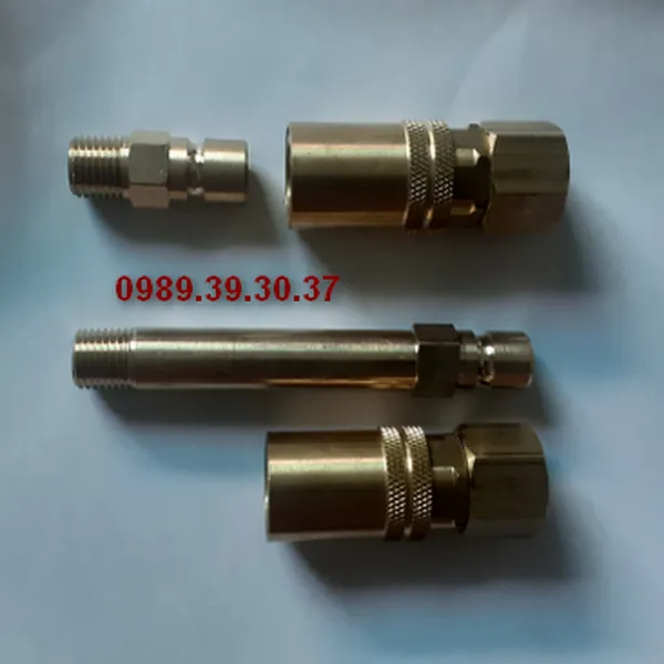 Đầu nối nhanh Đực/Cái bằng đồng