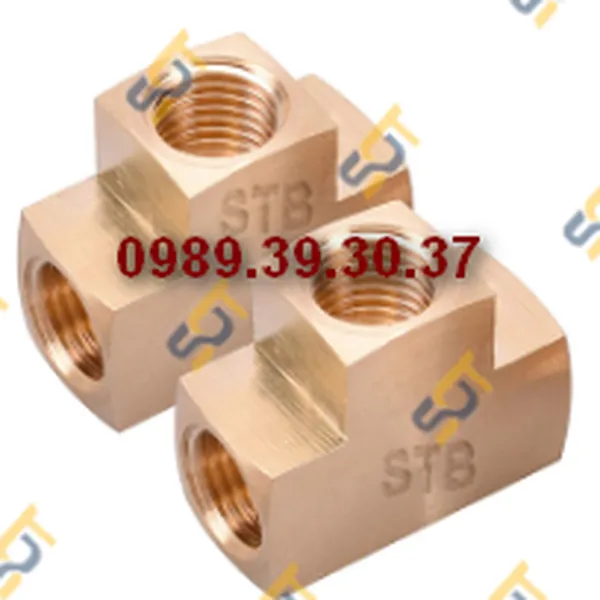 Đầu nối T Ren Trong bằng Đồng Thau