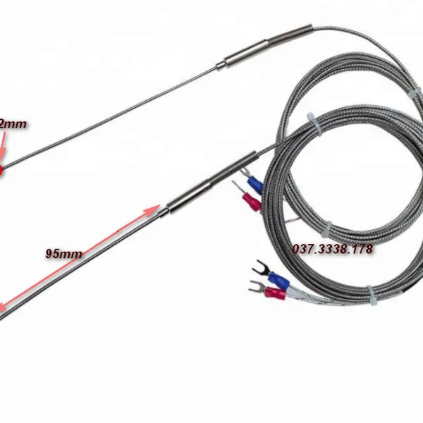 Cảm Biến nhiệt độ loại K-2x95mm-2.5M