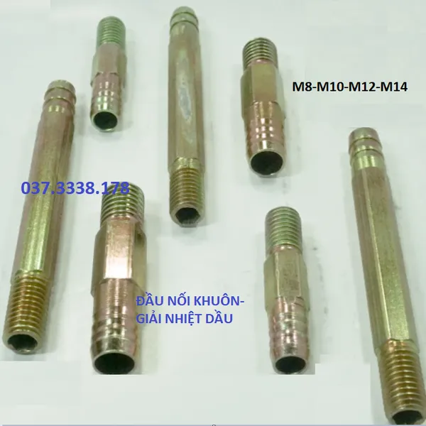 Đầu Nối Thép giải nhiệt Dầu cho khuôn nhựa
