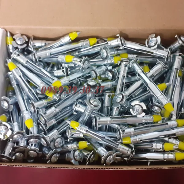 Hộp 200 cái Vít Nở Xòe Thạch cao M7x60 mm