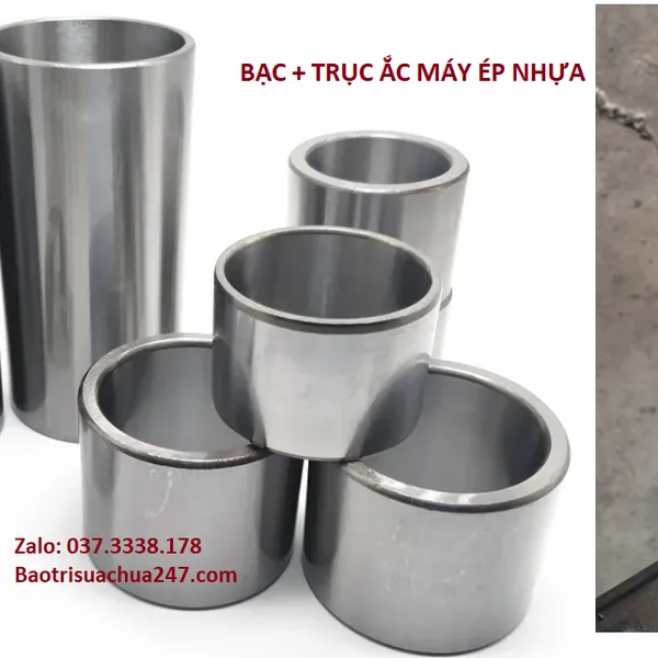 Trục Ắc và Bạc Lót cho bộ Kìm máy ép nhựa