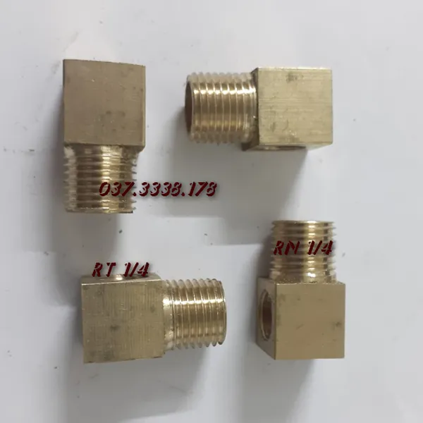 Đầu Nối Nước Góc 90 độ 2 Đầu Ren