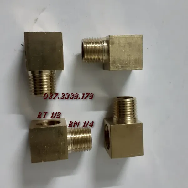 Đầu Nối Nước Góc 90 độ 2 Đầu Ren