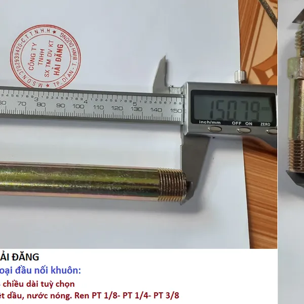 Ống nối dầu chịu nhiệt độ cao cho khuôn ép nhựa