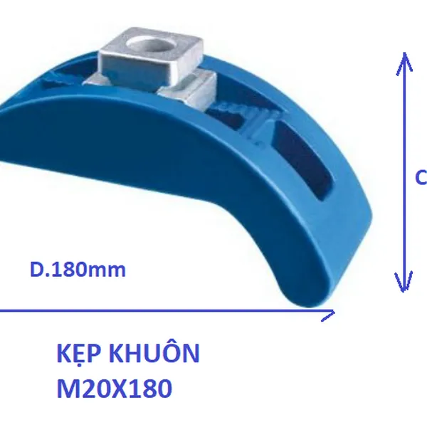 KẸP KHUÔN HÌNH CẦU M20X180 CHO MÁY ÉP NHỰA