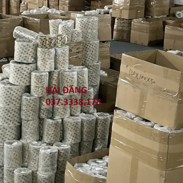 Bạc đồng Graphite chịu lực và mài mòn cho máy ép nhựa