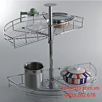 Mâm xoay 1/2 Inox mờ 304 cao cấp S1/2  