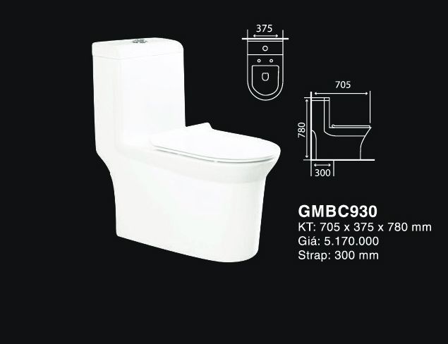 bồn cầu liền khối 930 bồn cầu liền khối 930