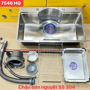 Chậu rửa chén Inox 7546HQ