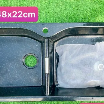 Chậu rửa chén đá 2 hộc DP9948