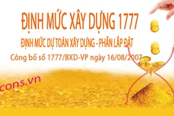 Định mức xây dựng 1777