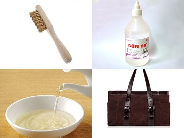 làm sạch đồ da lộn