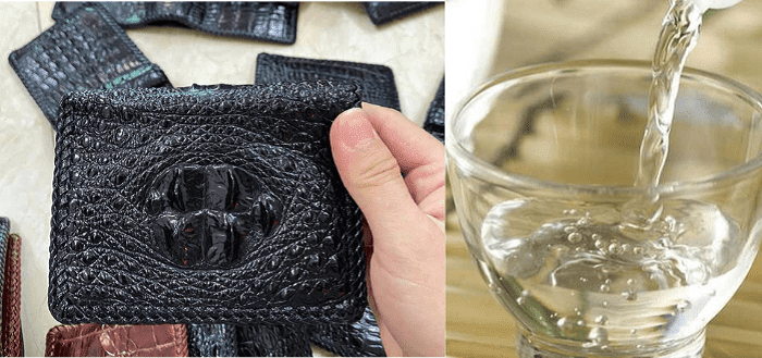 cách làm sạch ví da