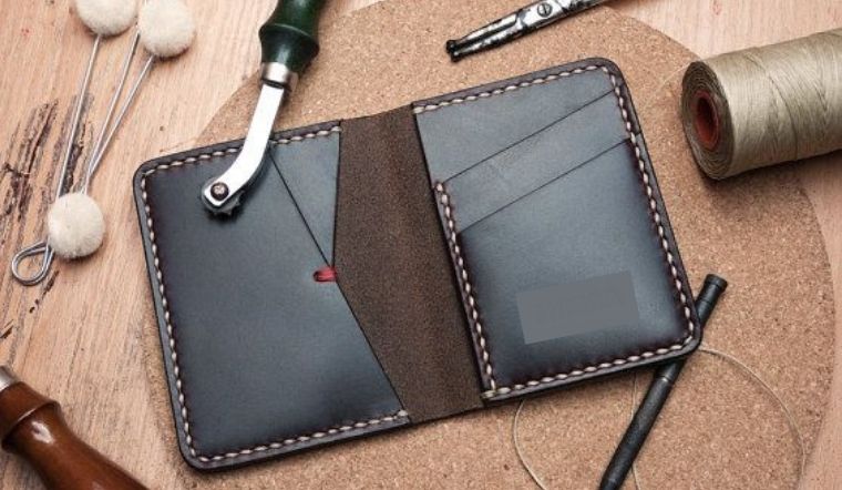 cách làm ví da nam handmade