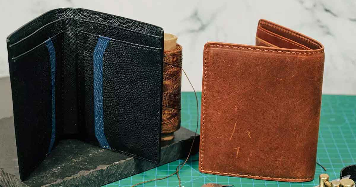 cách làm ví da nam handmade