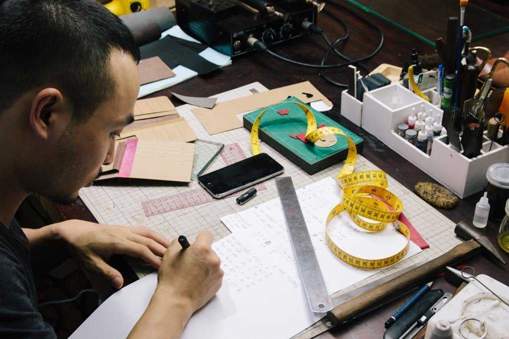 học làm đồ da online