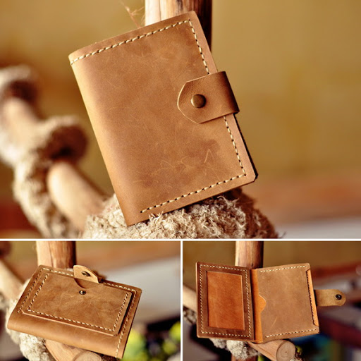 hướng dẫn làm ví da handmade
