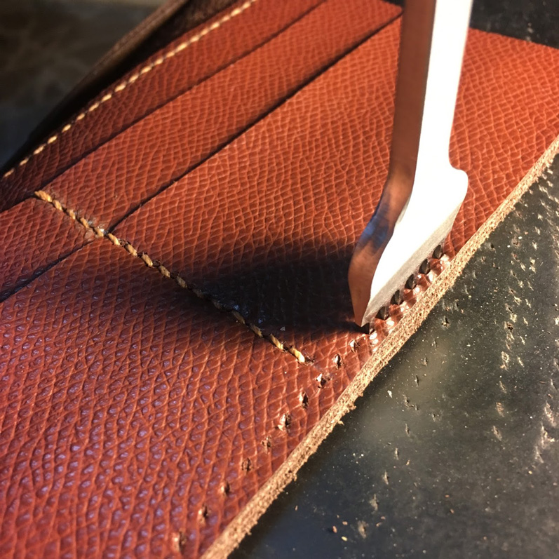 hướng dẫn làm ví da handmade