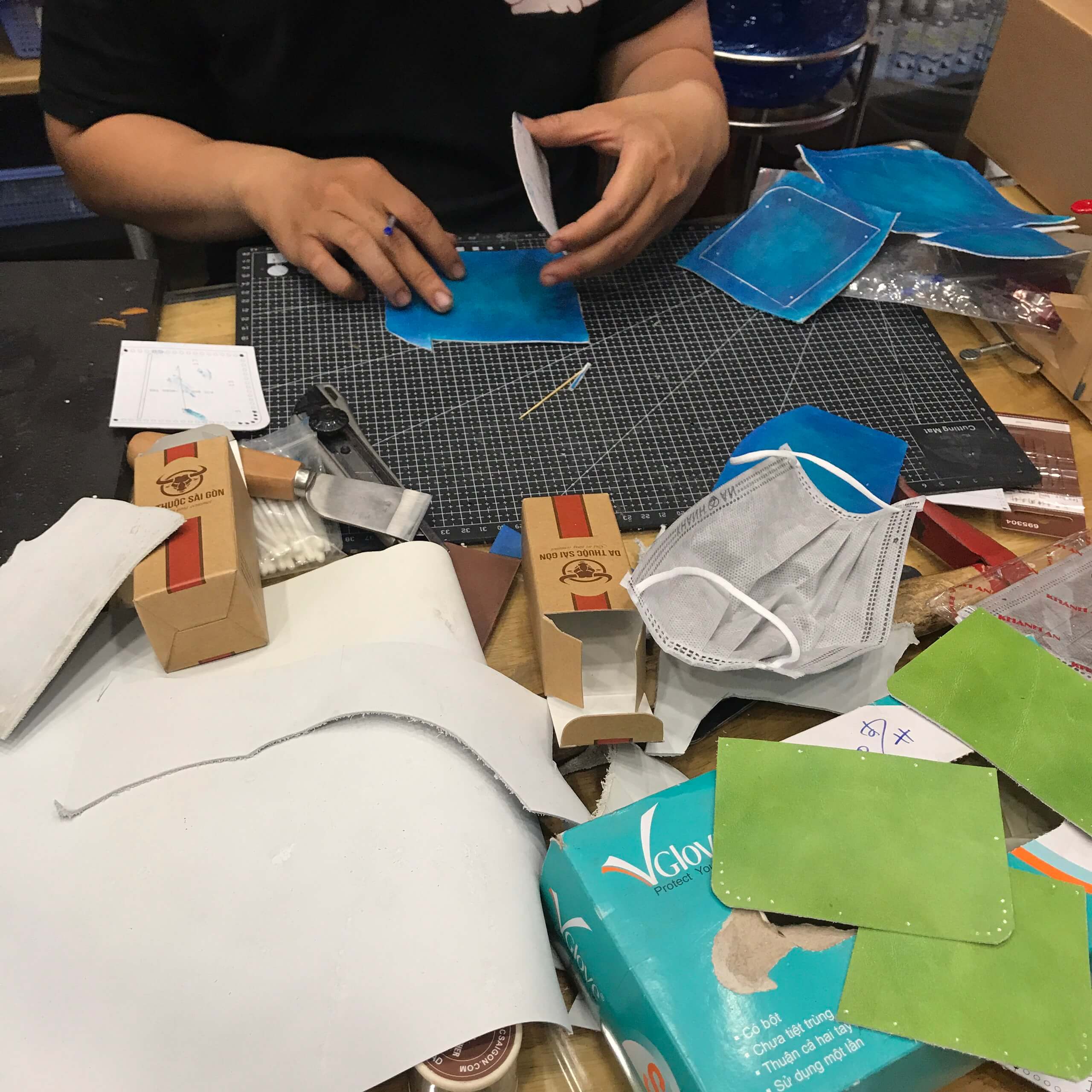 kỹ thuật làm đồ da