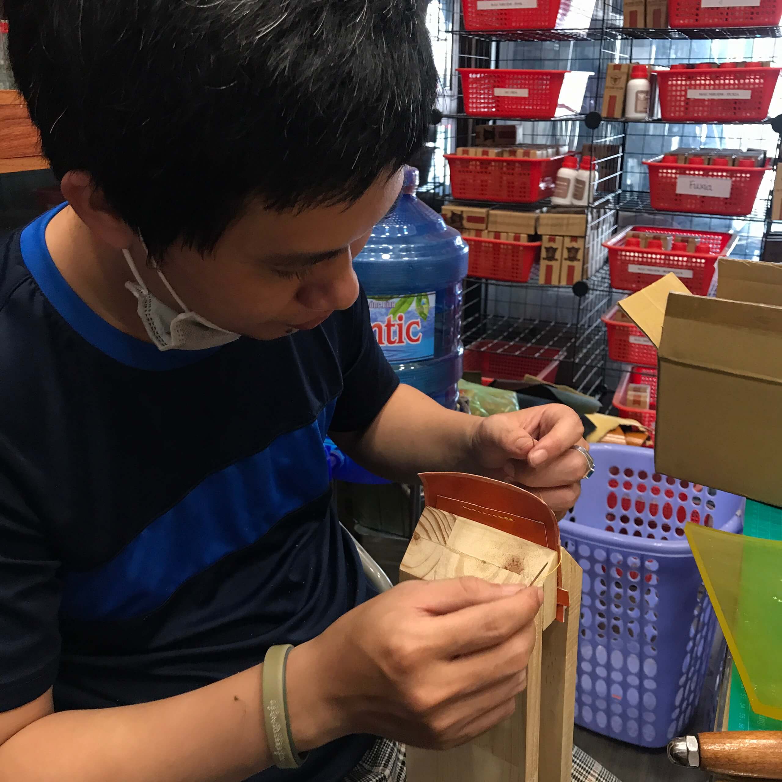 kỹ thuật làm đồ da