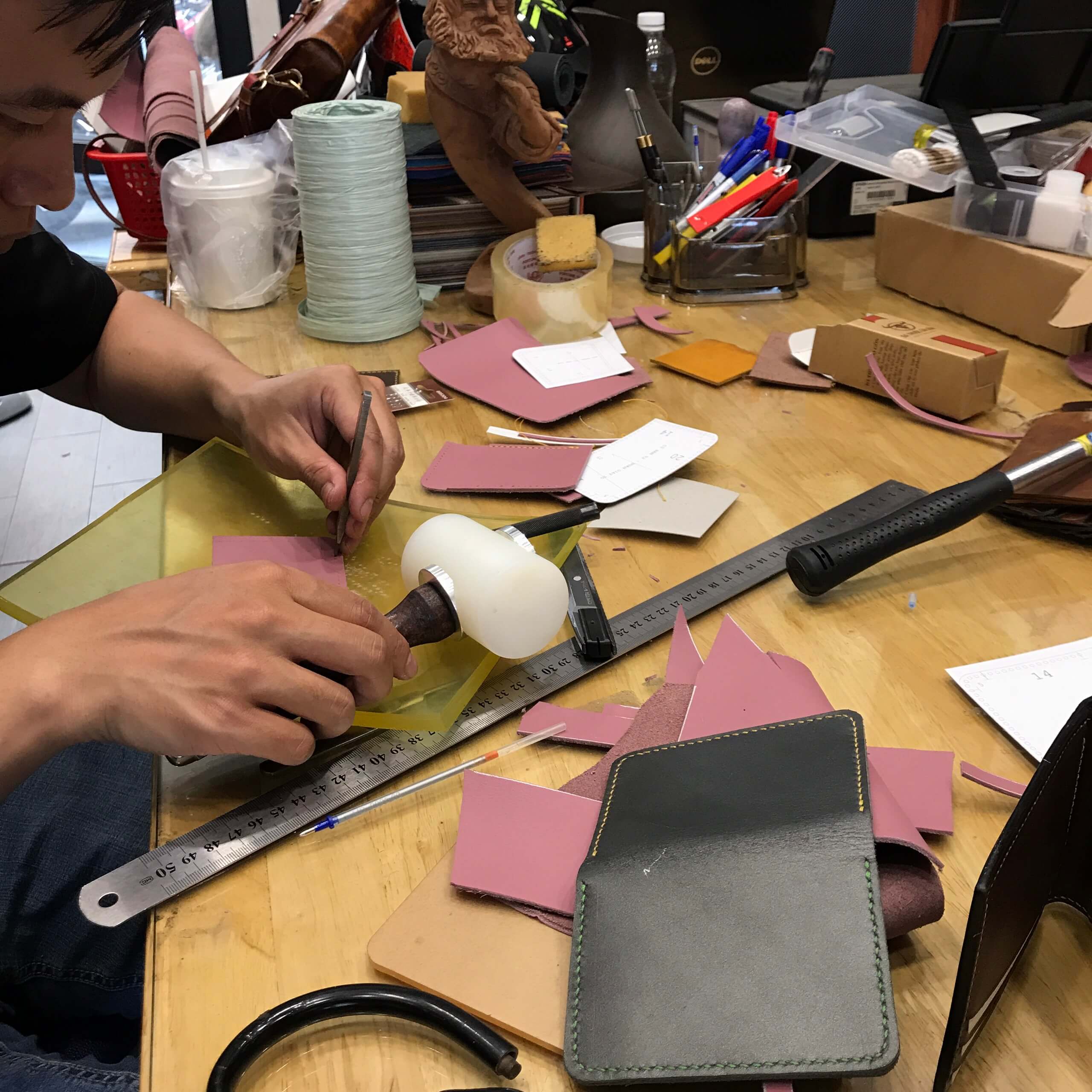 kỹ thuật làm đồ da