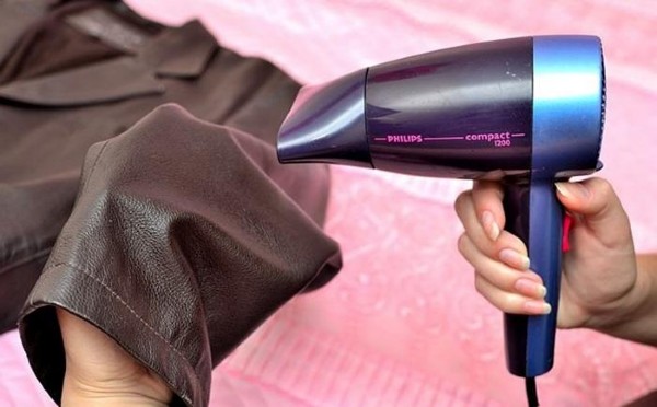 làm phẳng đồ da