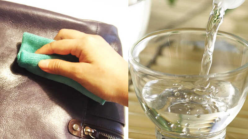 làm sạch đồ da đơn giản