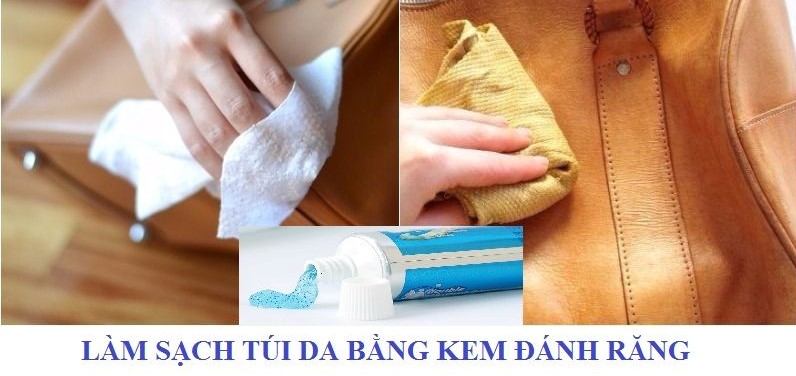 làm sạch đồ da đơn giản