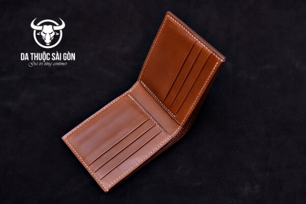 Làm ví handmade bằng da thật