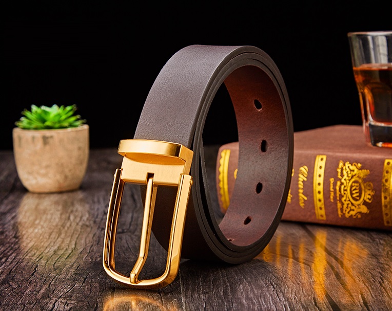 thắt lưng da bò thật