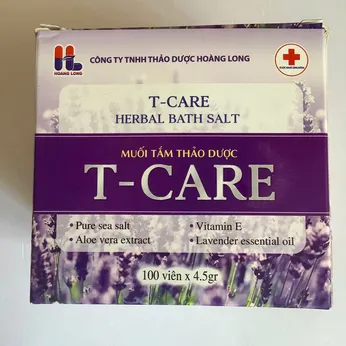  Muối Tắm Thảo Dược T-Care 100 viên