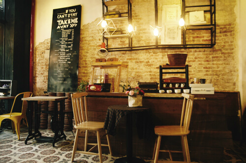 Cafe phong cách xưa