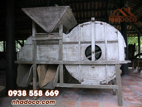 Máy quạt lúa xưa