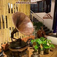 Máy hát loa kèn đồng – Món đồ đẹp mắt và vô cùng độc đáo